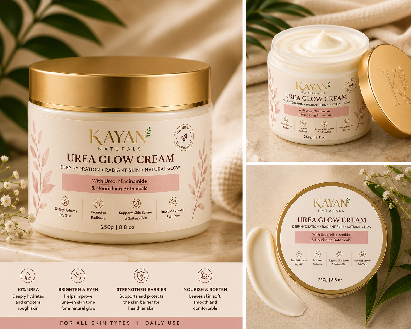 Kayan Urea Glow Cream